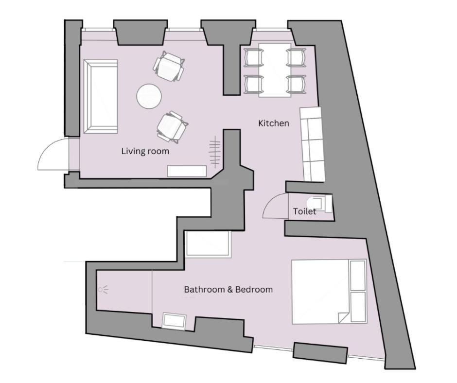 Charming 45M2 Apartment In Heart Of グラーツ エクステリア 写真